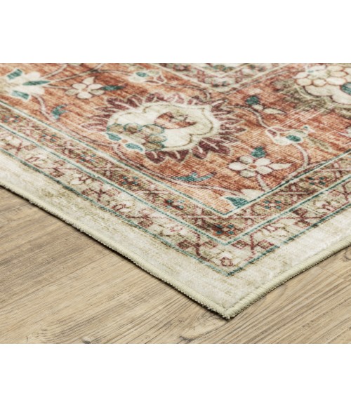 Oriental Weavers SUMTER sum03 Ivory/Rust Rug 7' 6X10'