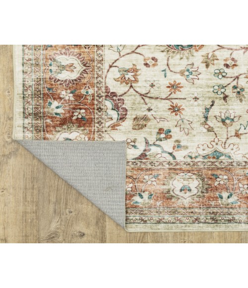 Oriental Weavers SUMTER sum03 Ivory/Rust Rug 7' 6X10'