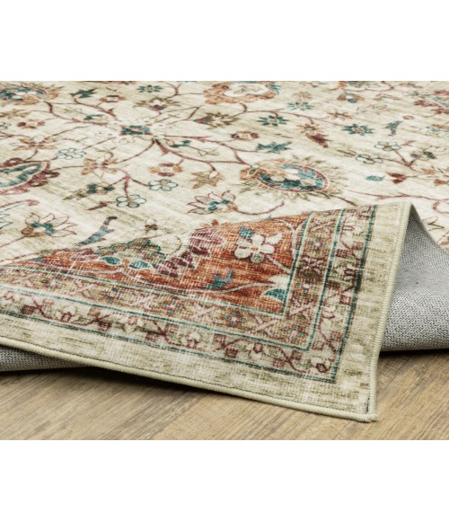 Oriental Weavers SUMTER sum03 Ivory/Rust Rug 7' 6X10'