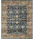 Oriental Weavers SUMTER sum04 Blue/Rust Rug 2'X8'