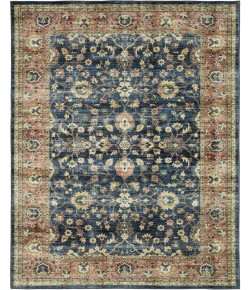 Oriental Weavers Sumter Sum04 Blue/ Rust 2 Ft. X 8 Ft. Runner Rug