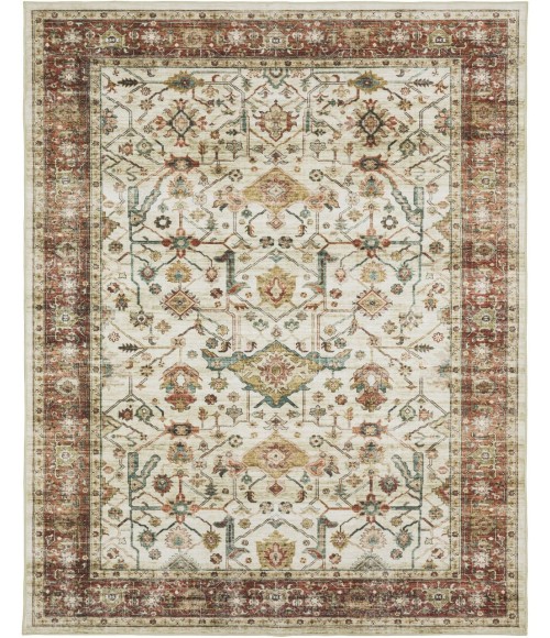 Oriental Weavers SUMTER sum05 Ivory/Red Rug 2'X8'