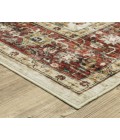 Oriental Weavers SUMTER sum05 Ivory/Red Rug 2'X8'