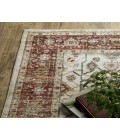 Oriental Weavers SUMTER sum05 Ivory/Red Rug 2'X8'