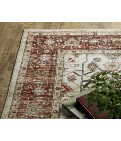 Oriental Weavers Sumter Sum05 Ivory/ Red 2 Ft. X 8 Ft. Runner Rug