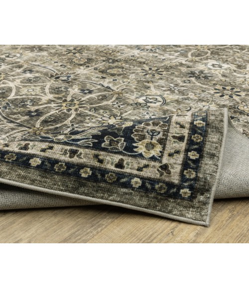 Oriental Weavers SUMTER sum06 Grey/Blue Rug 7' 6X10'