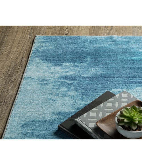 Oriental Weavers SUMTER sum10 Blue/Blue Rug 3' 6X5' 6