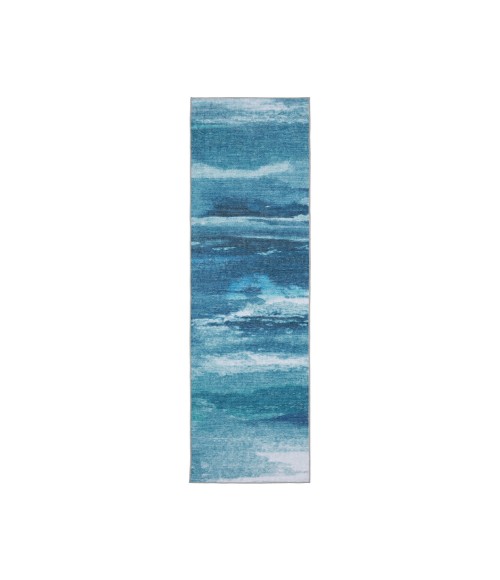 Oriental Weavers SUMTER sum10 Blue/Blue Rug 3' 6X5' 6