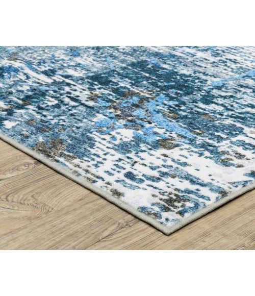 Oriental Weavers SUMTER sum14 Blue/Ivory Rug 3'6X5'6