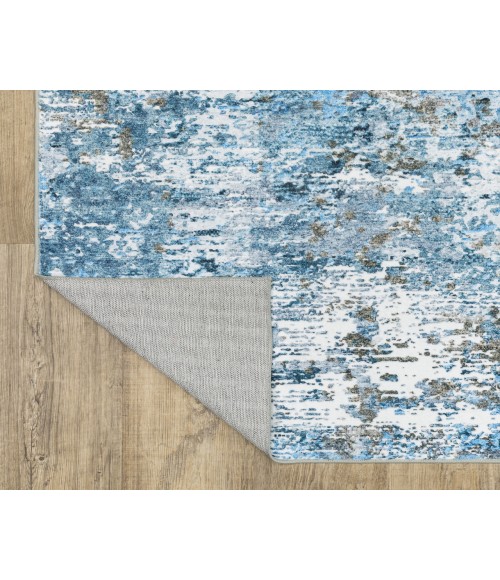 Oriental Weavers SUMTER sum14 Blue/Ivory Rug 3'6X5'6