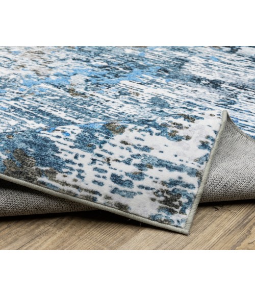 Oriental Weavers SUMTER sum14 Blue/Ivory Rug 3'6X5'6
