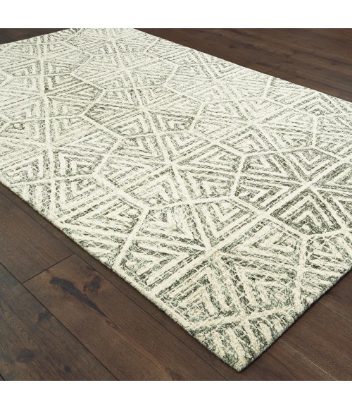 Oriental Weavers Area Rug Tallavera 55605 Grey 5' X  8'