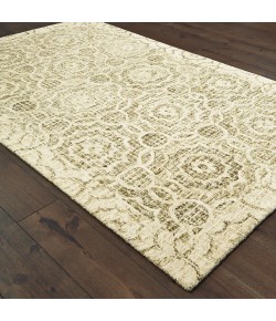 Oriental Weavers Tallavera 55606 Green/ Ivory Area Rug 10 ft. X 13 ft. Rectangle