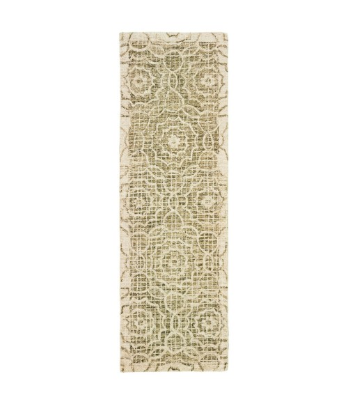 Oriental Weavers Area Rug Tallavera 55606 Green 5' X  8'