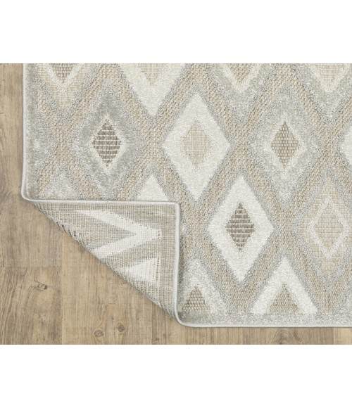 Oriental Weavers TANGIER tan02 Beige/Grey Rug 3' 3X5'