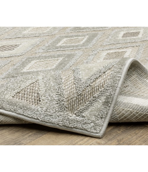 Oriental Weavers TANGIER tan02 Beige/Grey Rug 3' 3X5'