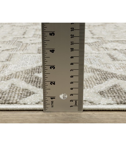 Oriental Weavers TANGIER TAN03 Beige 2' 3X7' 6