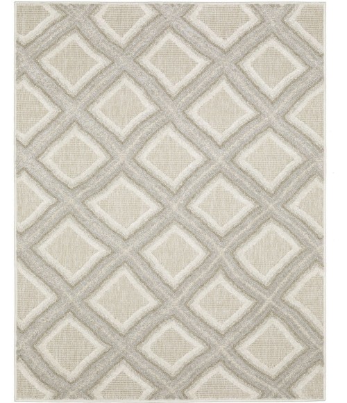 Oriental Weavers TANGIER tan04 Grey/Beige Rug 3' 3X5'