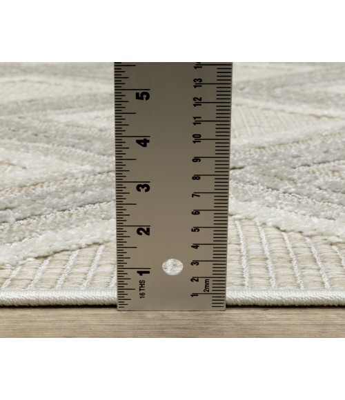 Oriental Weavers TANGIER tan04 Grey/Beige Rug 3' 3X5'