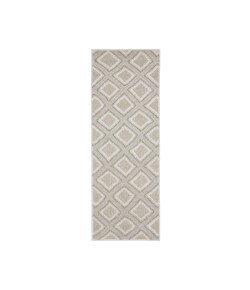 Oriental Weavers Tangier Tan04 Grey/ Beige 2 Ft. 3 In. X 7 Ft. 6 In. Runner Rug