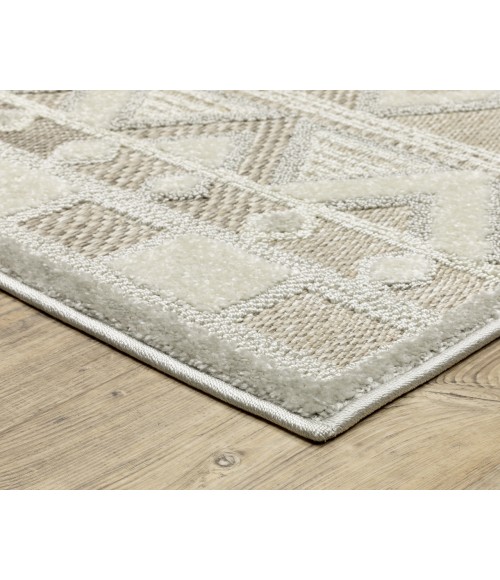 Oriental Weavers TANGIER tan09 Beige/Grey Rug 3' 3X5'