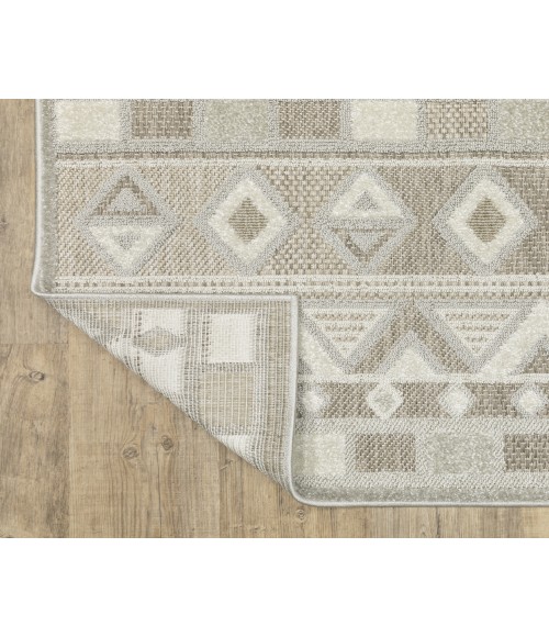 Oriental Weavers TANGIER tan09 Beige/Grey Rug 3' 3X5'
