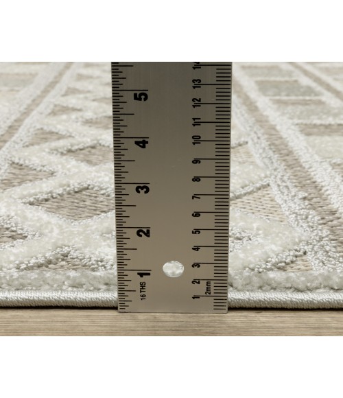 Oriental Weavers TANGIER tan09 Beige/Grey Rug 3' 3X5'