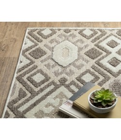 Oriental Weavers Tangier Tan10 Brown/ Beige 6 Ft. 7 In. X 9 Ft. 6 In. Rectangle Rug