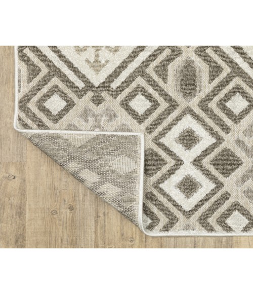 Oriental Weavers TANGIER TAN10 Brown 2' 3X7' 6