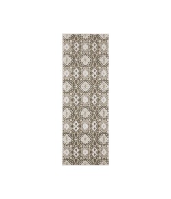 Oriental Weavers Tangier Tan10 Brown/ Beige 2 Ft. 3 In. X 7 Ft. 6 In. Runner Rug
