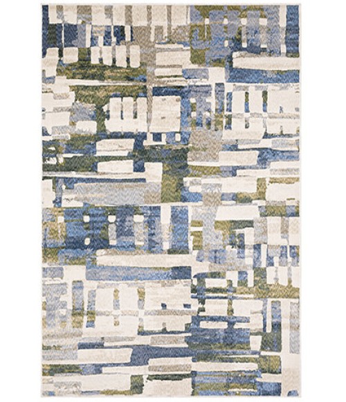 Oriental Weavers TISDELL Blue TIS01 7ft.10in. X 10ft.10in. Rect. Rug
