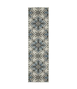 Oriental Weavers Torrey 004Y1 Beige/ Blue Area Rug 1 ft. 10 in. X 7 ft. 3 in. Runner