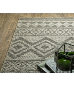 Oriental Weavers Tortuga Tr03A Beige/ Black 6 Ft. 7 In. X 9 Ft. 2 In. Rectangle Rug