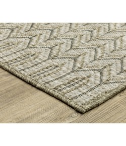 Oriental Weavers Tortuga Tr09A Beige/ Black 6 Ft. 7 In. X 9 Ft. 2 In. Rectangle Rug