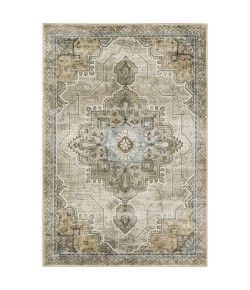 Oriental Weavers Venice 1104W Grey/ Blue Area Rug 9 ft. 10 in. X 12 ft. 10 in. Rectangle