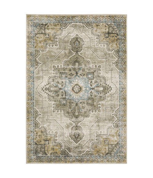 Venice Area Rug Oriental Weavers Area Rug Venice 1104W Grey 9'10" X 12'10"