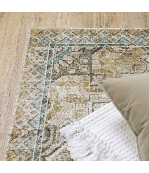 Venice Area Rug Oriental Weavers Area Rug Venice 1104W Grey 9'10" X 12'10"