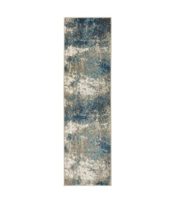 Oriental Weavers Venice 4332U Blue/ Beige Area Rug 2 ft. 3 in. X 7 ft. 6 in. Runner