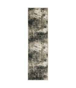 Oriental Weavers Venice 4332Y Charcoal/ Beige Area Rug 2 ft. 3 in. X 7 ft. 6 in. Runner