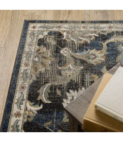Oriental Weavers Venice 4333B Charcoal/ Blue Area Rug 9 ft. 10 in. X 12 ft. 10 in. Rectangle