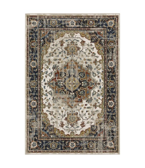Venice Area Rug Oriental Weavers Area Rug Venice 054X8 Beige 5' 3" X 7' 3"
