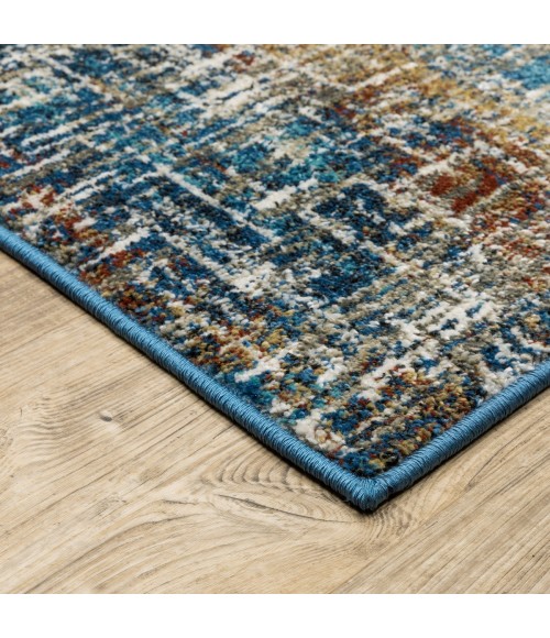 Venice Area Rug Oriental Weavers Area Rug Venice 5573X Blue 7'10" X 10'