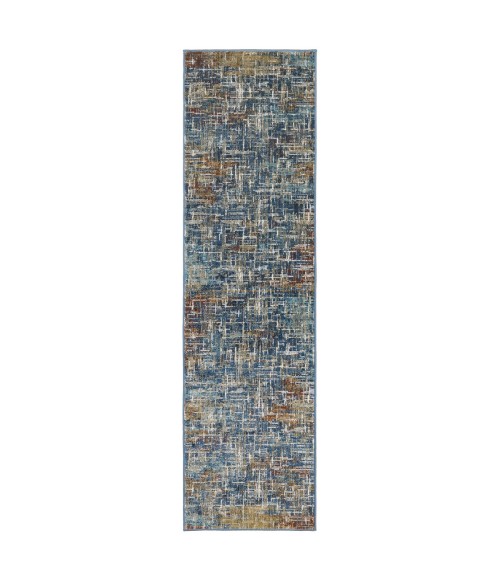 Venice Area Rug Oriental Weavers Area Rug Venice 5573X Blue 7'10" X 10'
