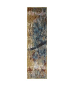 Oriental Weavers Venice 8123X Blue/ Gold Area Rug 2 ft. 3 in. X 7 ft. 6 in. Runner