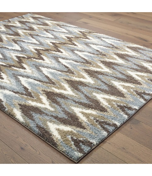 Verona Area Rug Oriental Weavers Area Rug Verona 004D6 Grey 6' 7" X 9' 6"