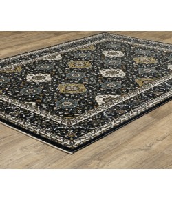 Oriental Weavers Vivian Vi04C Navy/ Gold 3 Ft.10 In. X 5 Ft. 5 In. Rectangle Rug