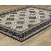 Oriental Weavers Vivian Vi04D Ivory/ Navy 3 Ft.10 In. X 5 Ft. 5 In. Rectangle Rug