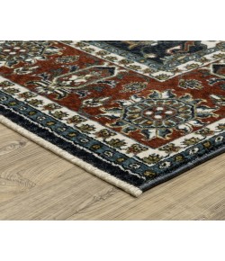 Oriental Weavers Vivian Vi05A Navy/ Red 3 Ft.10 In. X 5 Ft. 5 In. Rectangle Rug