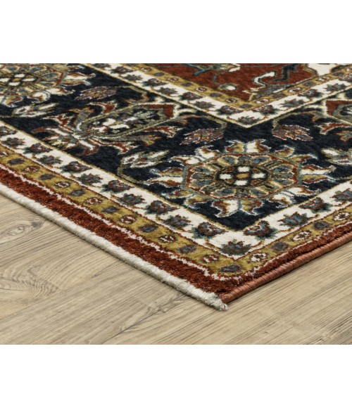 Oriental Weavers VIVIAN vi05x Red/Navy Rug 2' 3X7' 6