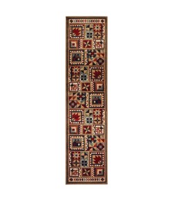 Oriental Weavers Woodlands 9596A Brown/ Multi Area Rug 3 ft. 10 in. X 5 ft. 5 in. Rectangle